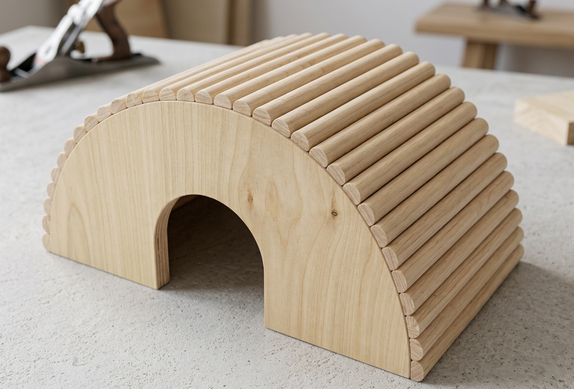 Casetta Igloo in Legno per Roditori  – Rifugio in Legno