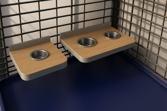 Porta-Ciotole Dritto Taglia M