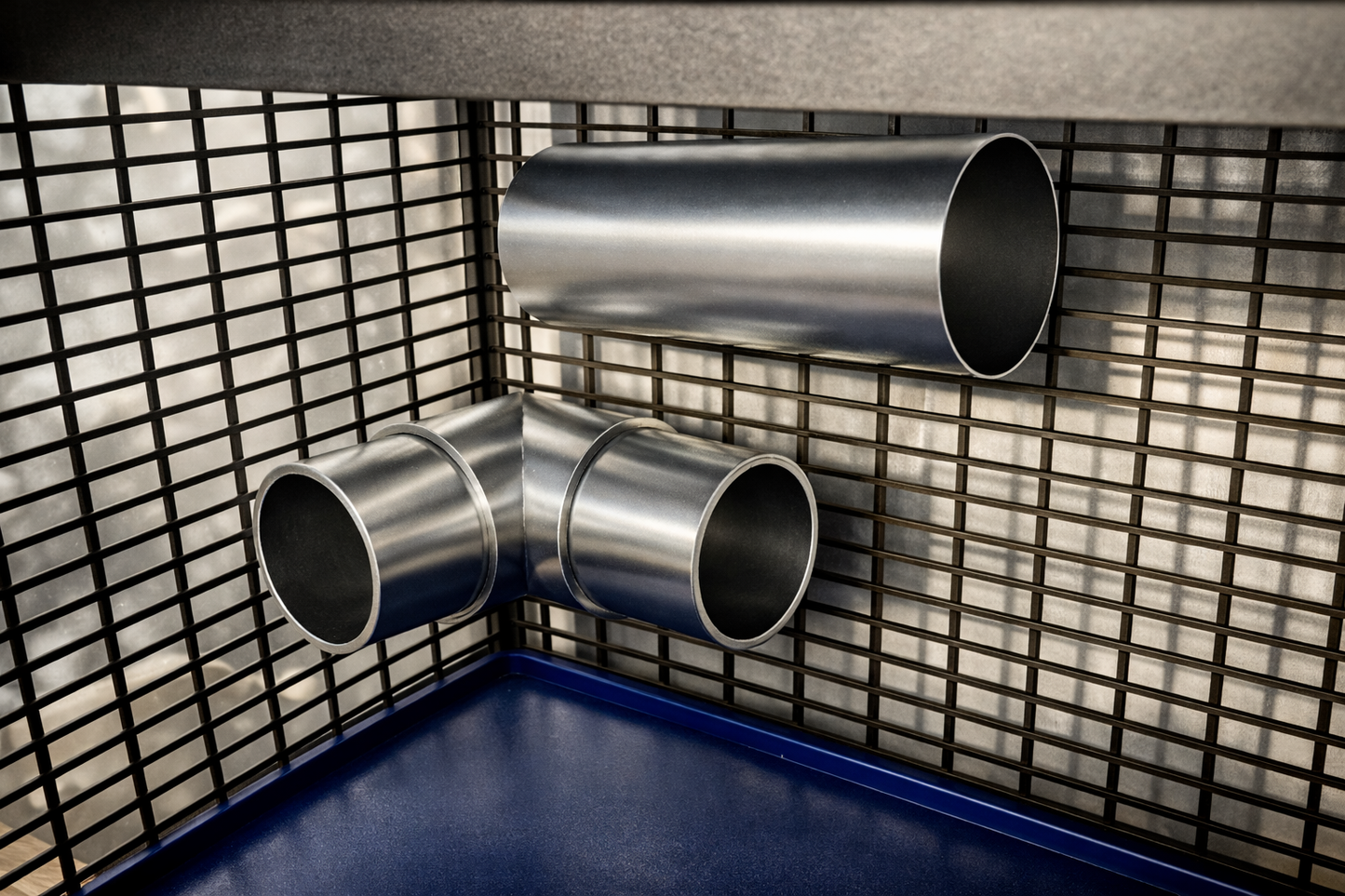 Tunnel in Acciaio per Roditori – Dritto o Curvo