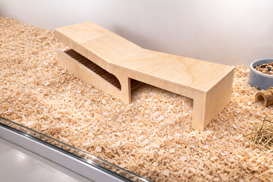 Tana Sotterranea per Criceti in Legno Naturale