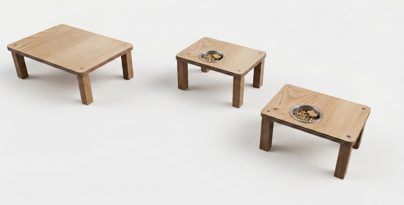 Tavolino per Criceti in Legno Naturale 30 x 20