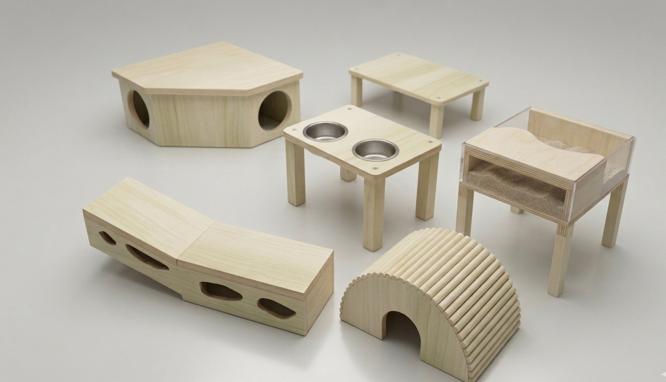 SET MAW’S HABITAT – “HABITAT COMPLETO CRICETO NATURALE”