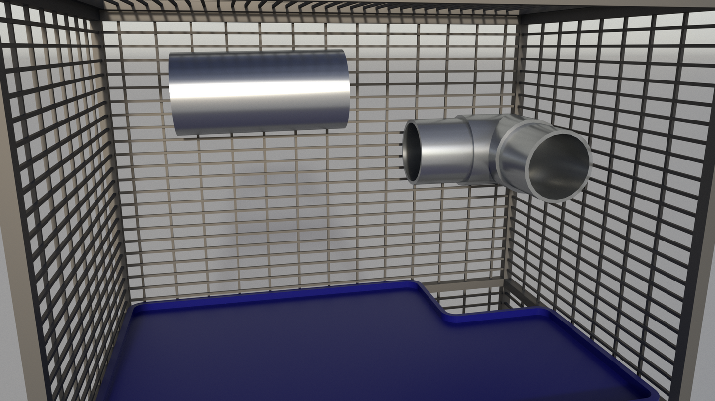 Tunnel in Metallo per Roditori - Maw's Habitat di Mauro Giannattasio