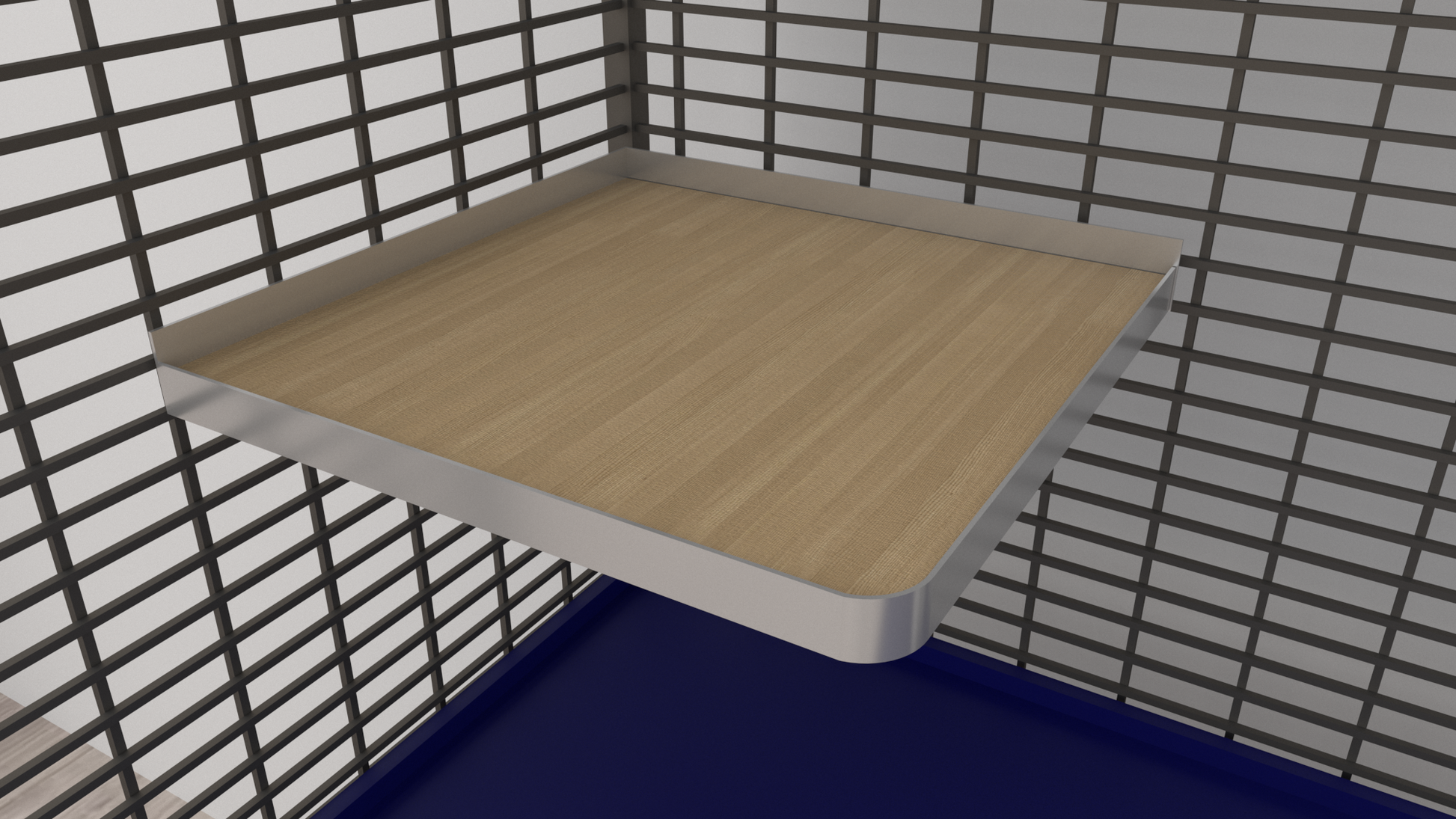 Mensola  Quadrata Stondata - Maw's Habitat di Mauro Giannattasio