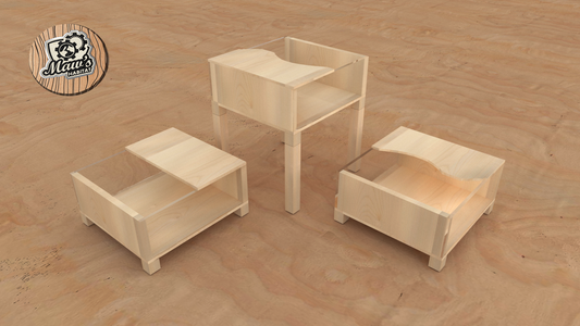 Dusty Zen Box / Sand Box / Vaschetta Bagno di Sabbia - Maw's Habitat